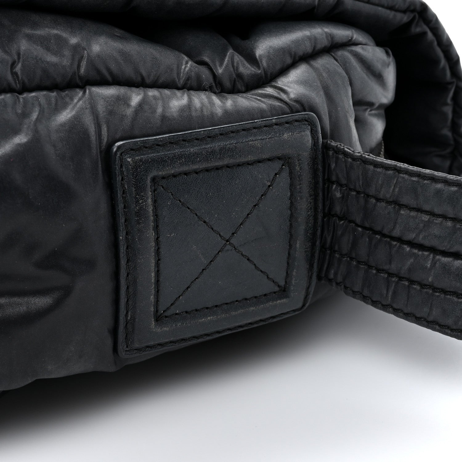 Chanel Nylon Small Coco Cocoon Messenger Bag Black 13 of 14