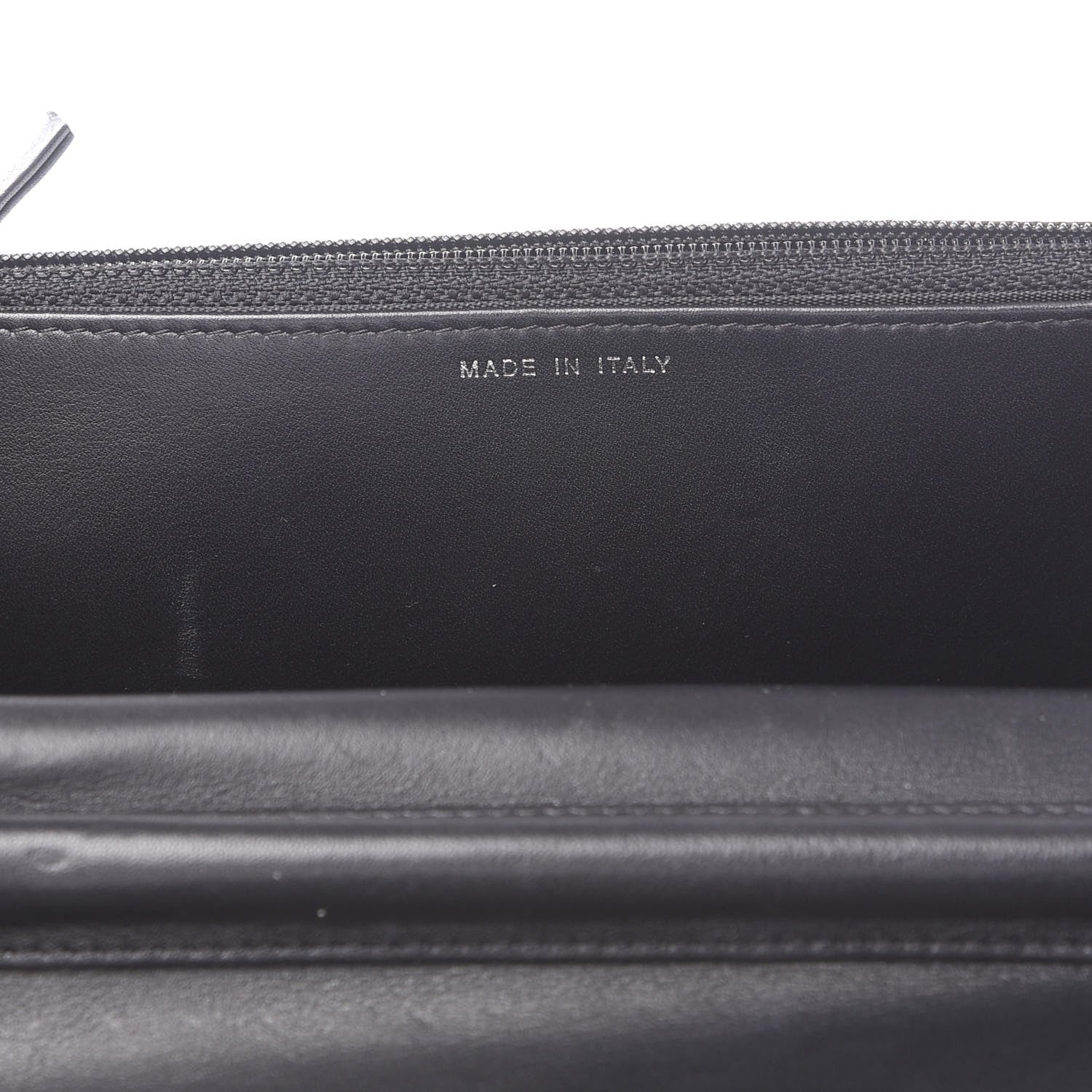 Chanel Calfskin Quilted Wallet On Chain WOC Black 6 of 12