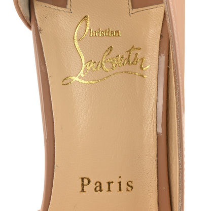 Christian Louboutin Patent Iriza 85 Pumps 39.5 Nude 7 of 13