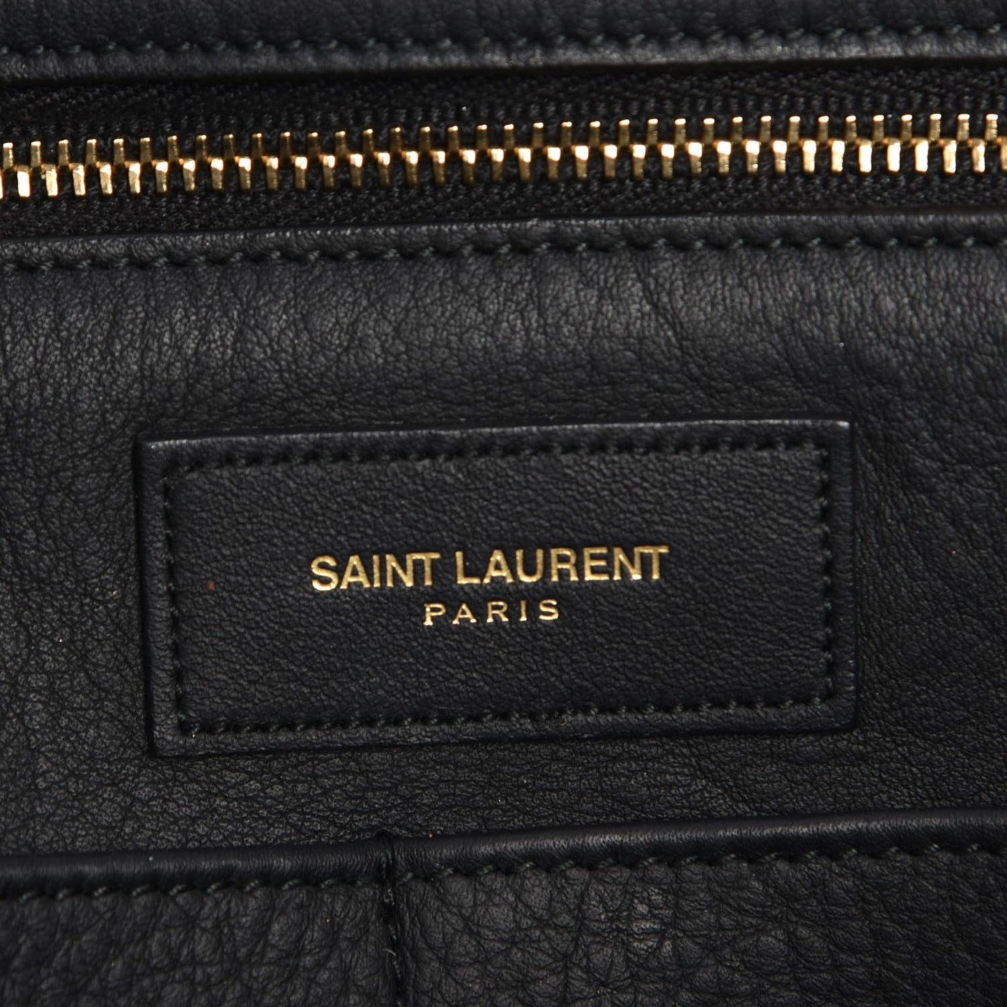 Calfskin Medium Classic Y Cabas Black
