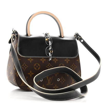 Louis Vuitton Calfskin Monogram Chain It Bag PM Black 3 of 10