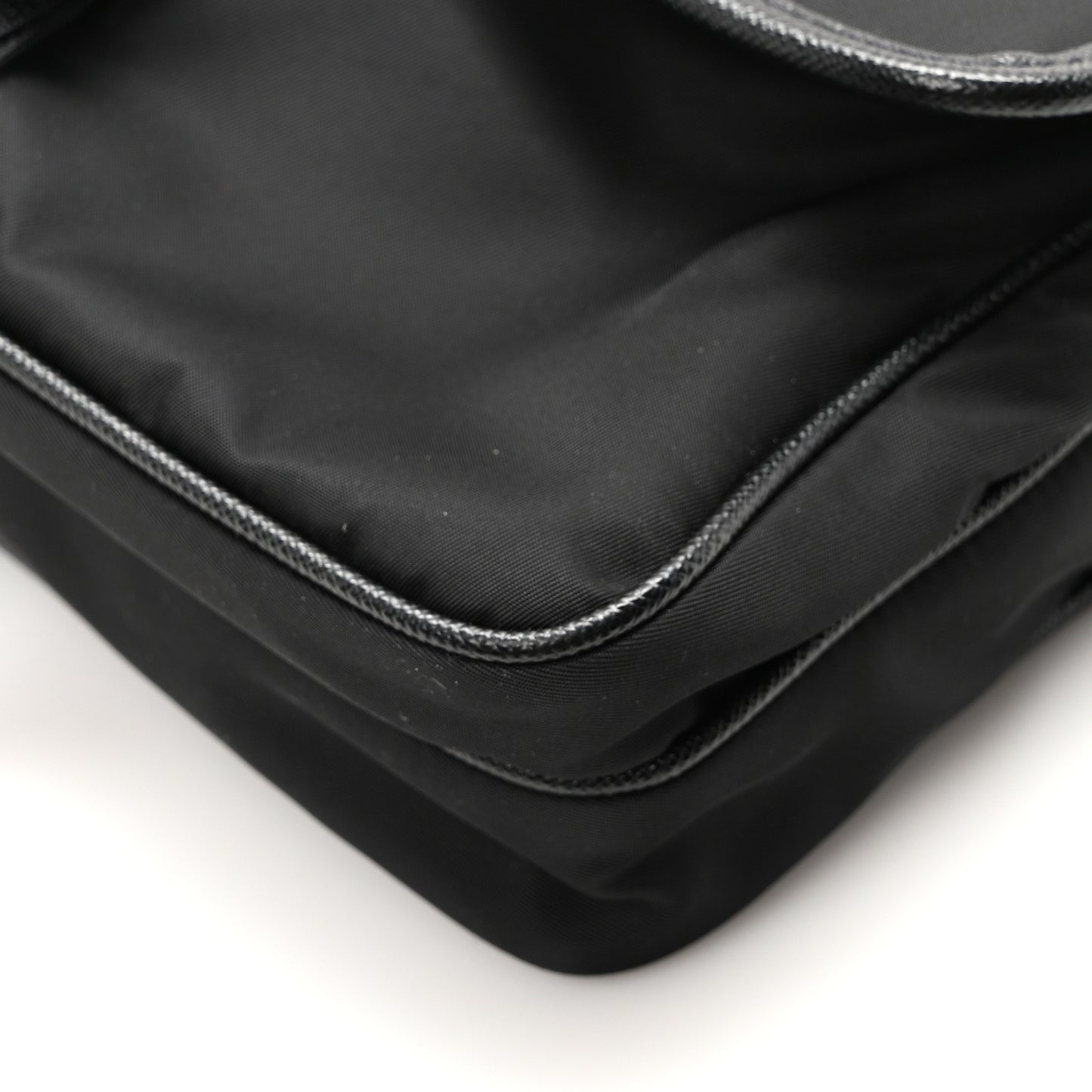 Re-Nylon Saffiano Shoulder Bag Black