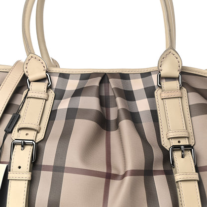 Burberry Smoked Check Small Northfield Tote Trench 9 of 11