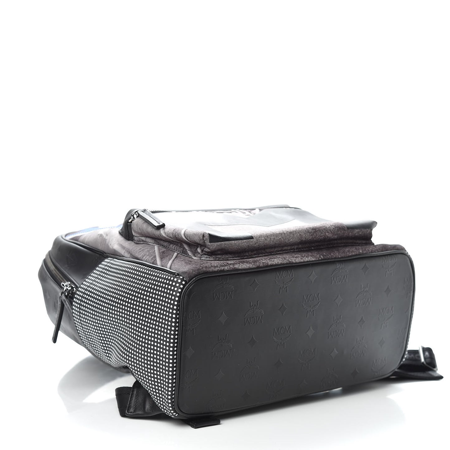 Odeon Nylon Printed Medium Stark Backpack Black Multicolor