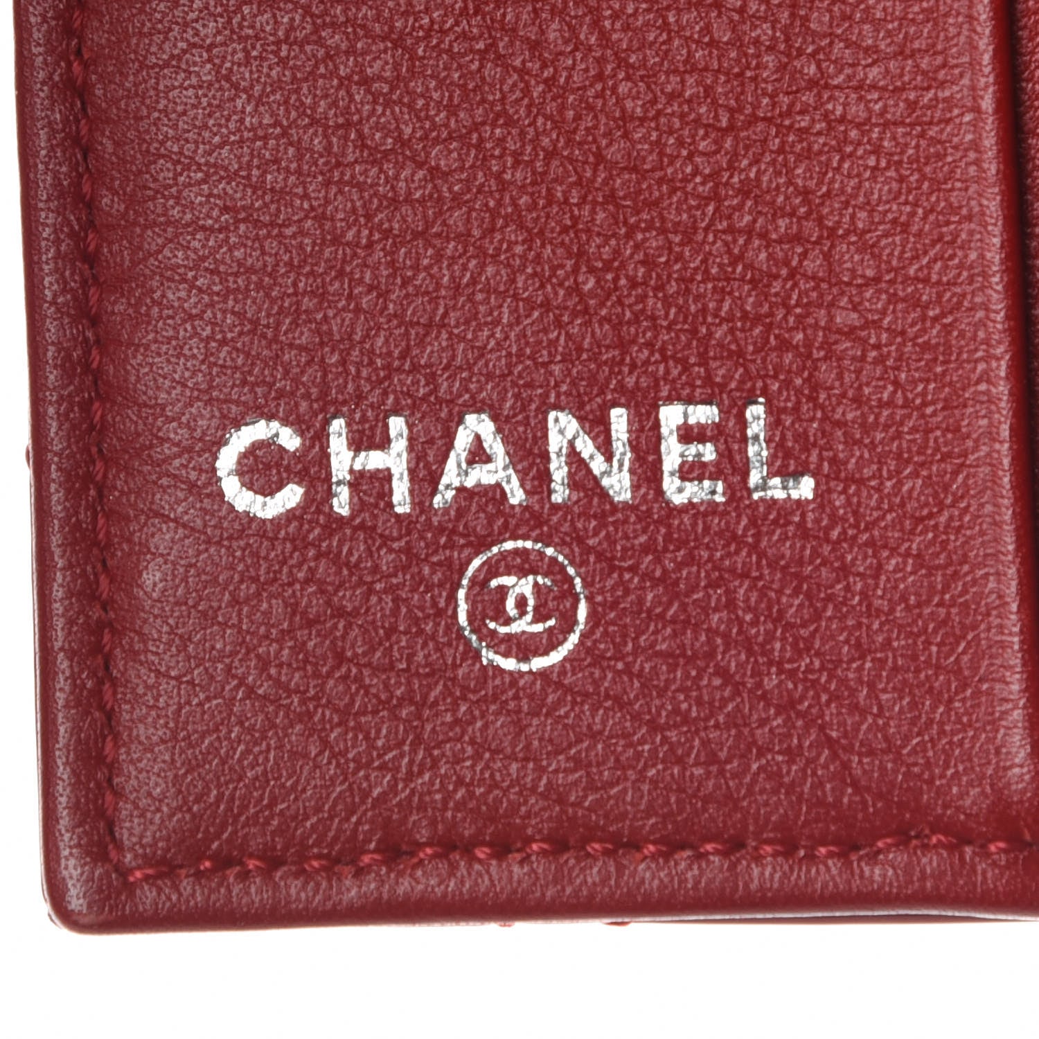 Chanel Patent Calfskin Quilted Passport Holder Red 6 of 8