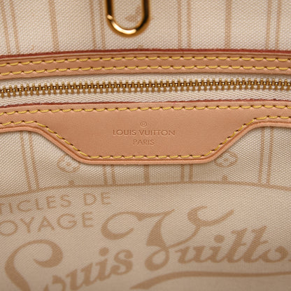 Louis Vuitton Damier Azur Neverfull MM 6 of 8