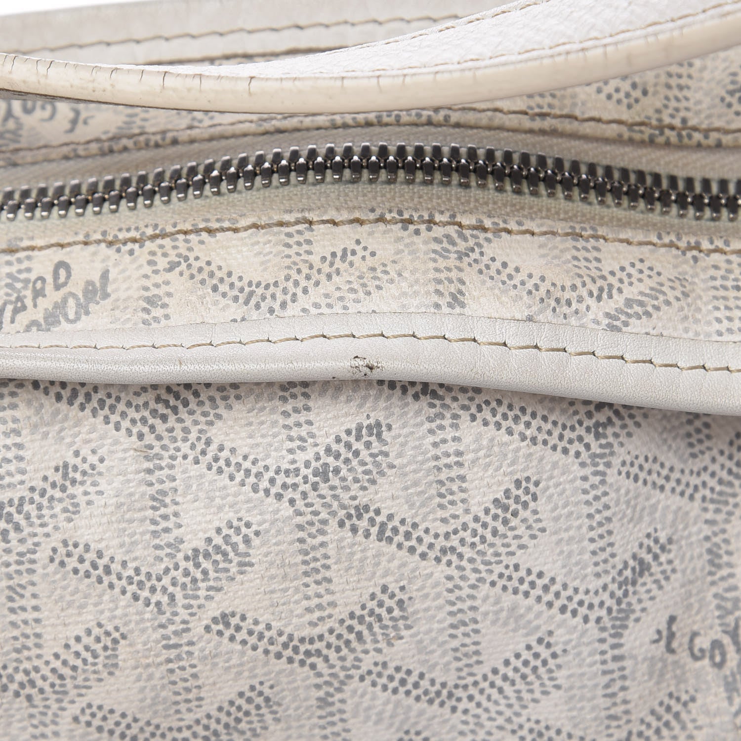 Goyard Goyardine Fidji Zip Hobo White 26 of 26