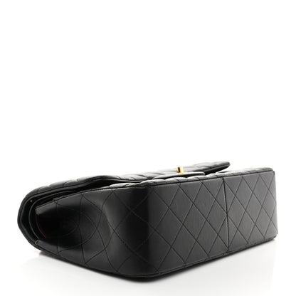 Chanel Lambskin Quilted Jumbo Double Flap Black 4 of 11
