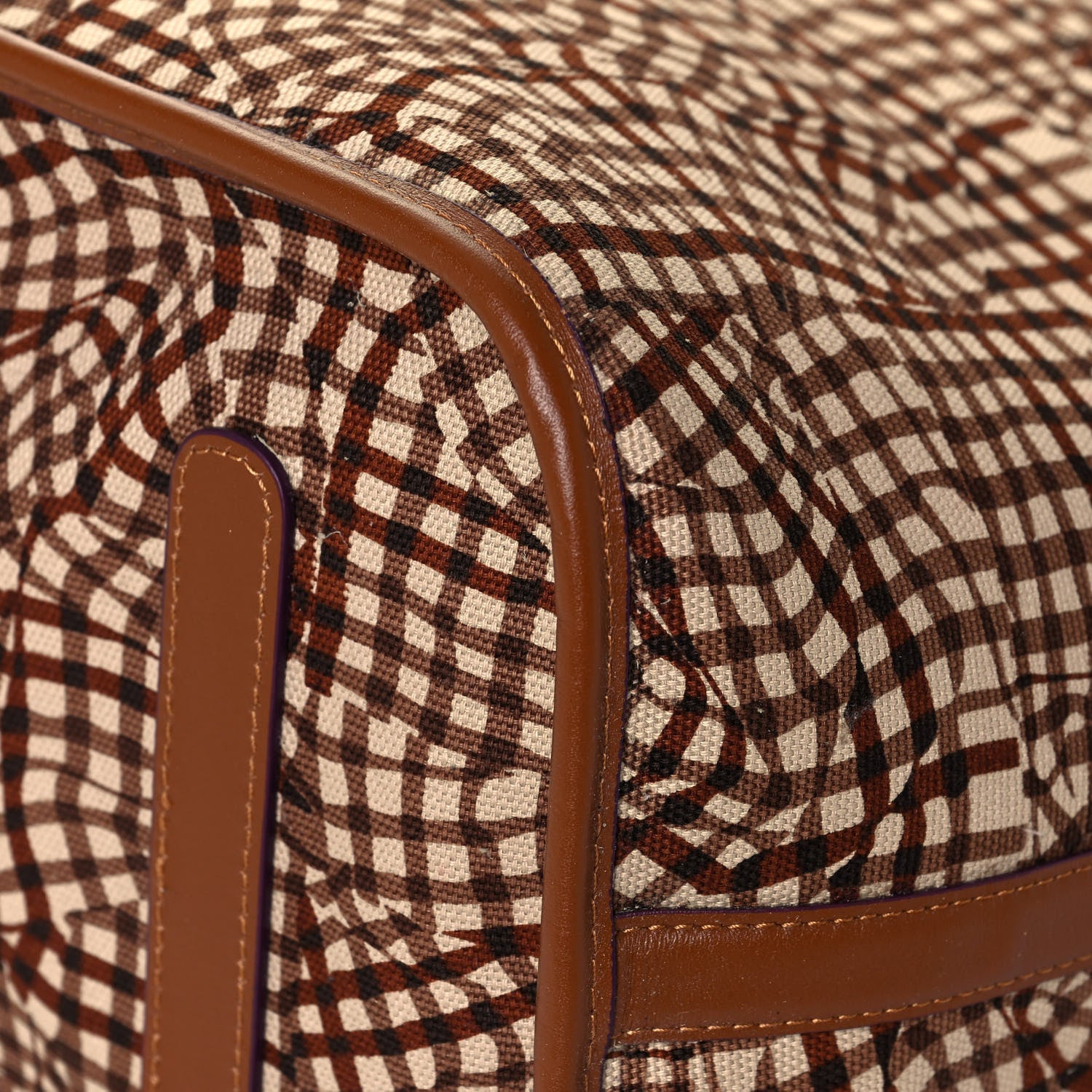 MCM Visetos Large Liz Reversible Shopper Tote Cognac 19 of 19