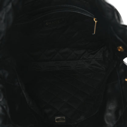 Chanel Shiny Calfskin Quilted Small Chanel 22 Black 6 of 14