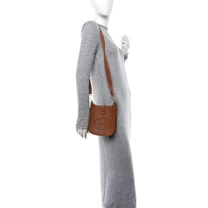 Hermes Taurillon Clemence Evelyne TPM Gold 2 of 11