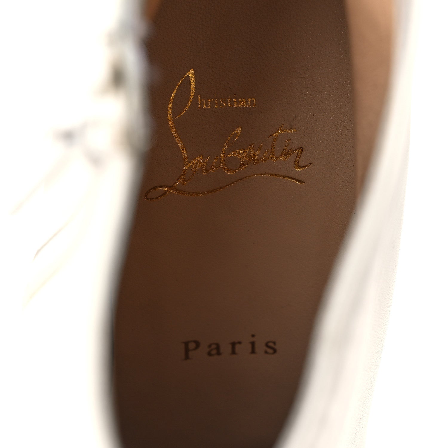Christian Louboutin Smooth Calfskin Suzi Folk 85 Ankle Boots 38 White 9 of 11