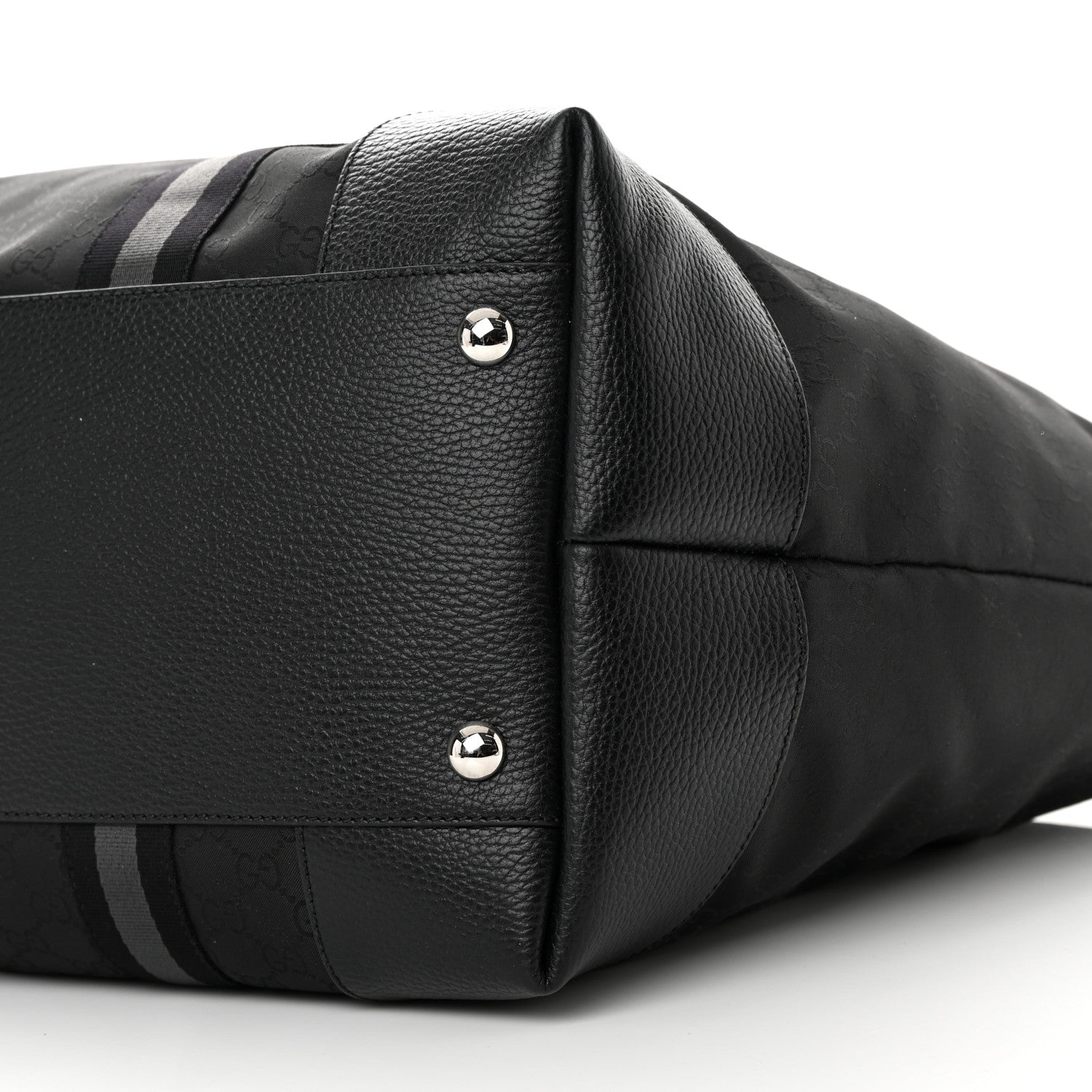 Gucci Nylon Monogram XL Duffle Bag Black 10 of 12