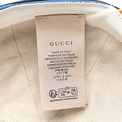 Gucci Lambskin Baseball Hat M Blue 8 of 9