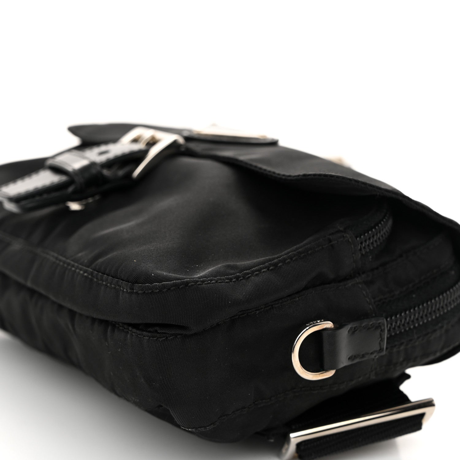 Prada Tessuto Nylon Belt Bag Black 10 of 10