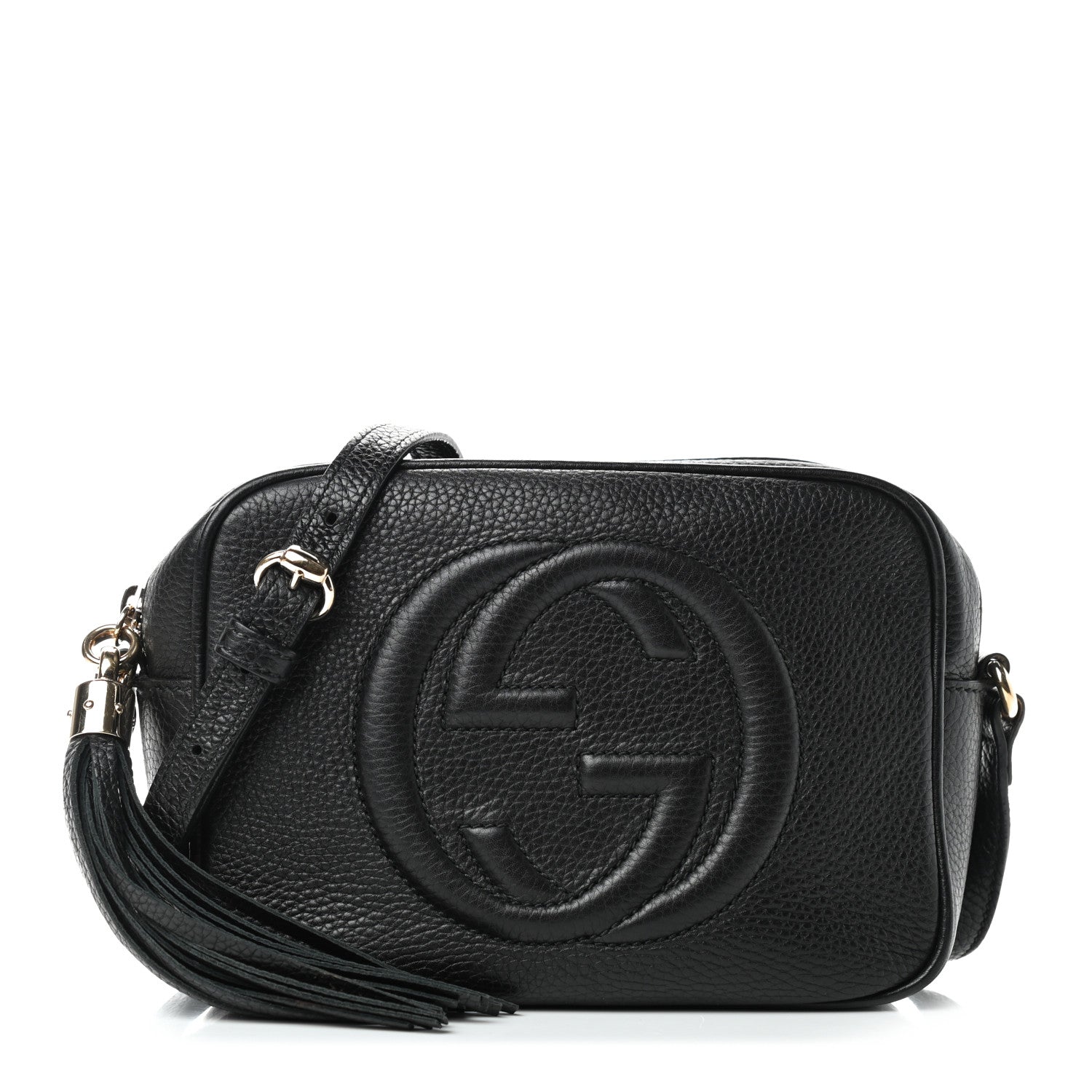 Gucci Pebbled Calfskin Small Soho Disco Bag Black 1 of 9