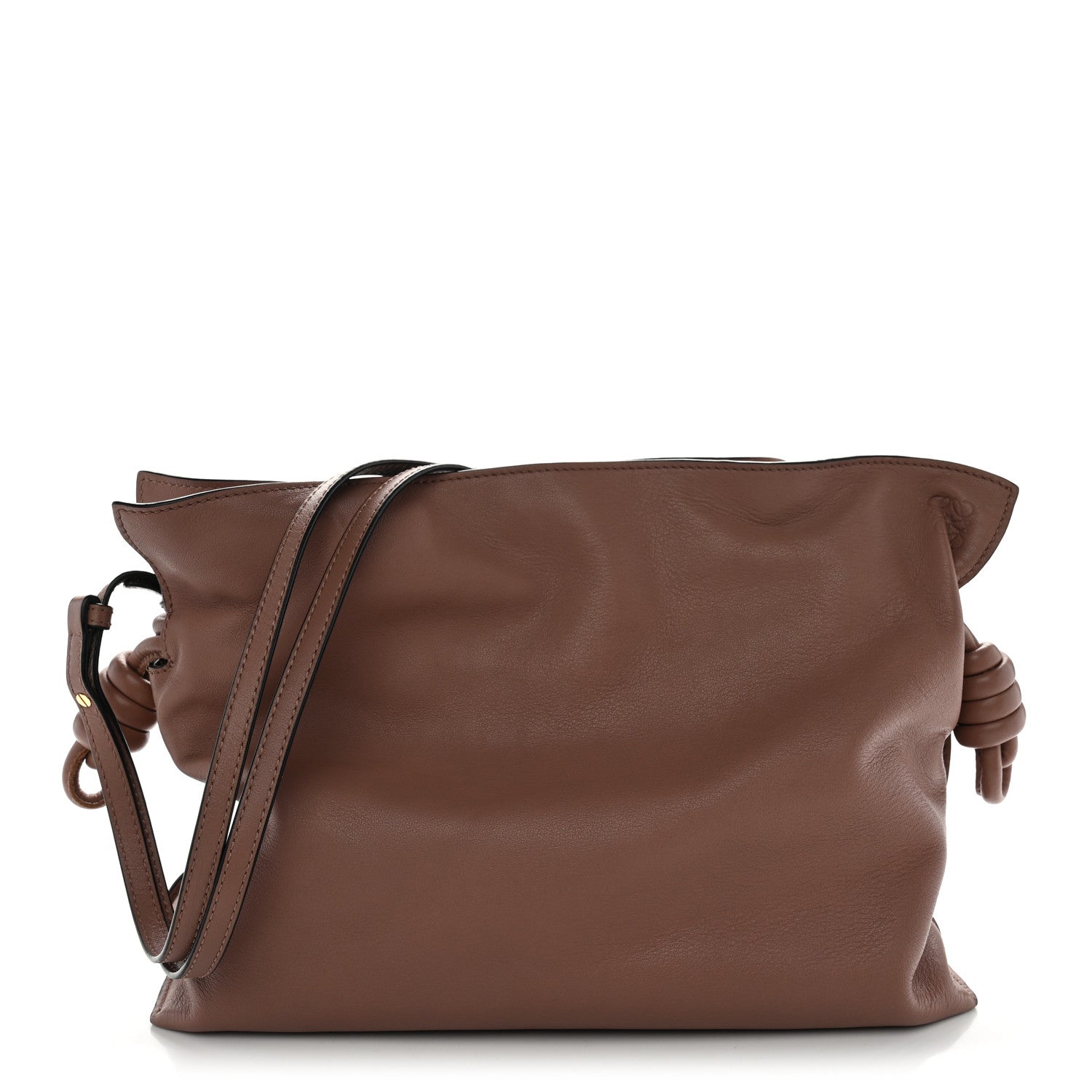 Loewe Nappa Flamenco Knot Clutch Blush 1 of 10