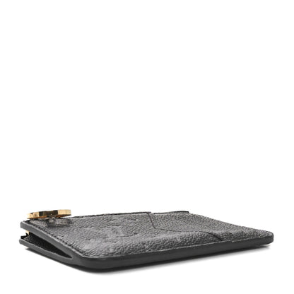 Louis Vuitton Empreinte Monogram Zipped Romy Card Holder Black 4 of 7