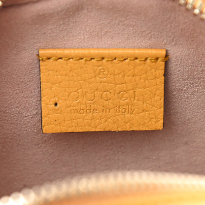 Gucci GG Supreme Monogram Flora Web Mini Ophidia Round Shoulder Bag Beige Multicolor Crop 6 of 10