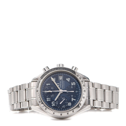 Omega Stainless Steel 39mm Speedmaster Chronograph Automatic Watch Blue 3513.82.00 2 of 5