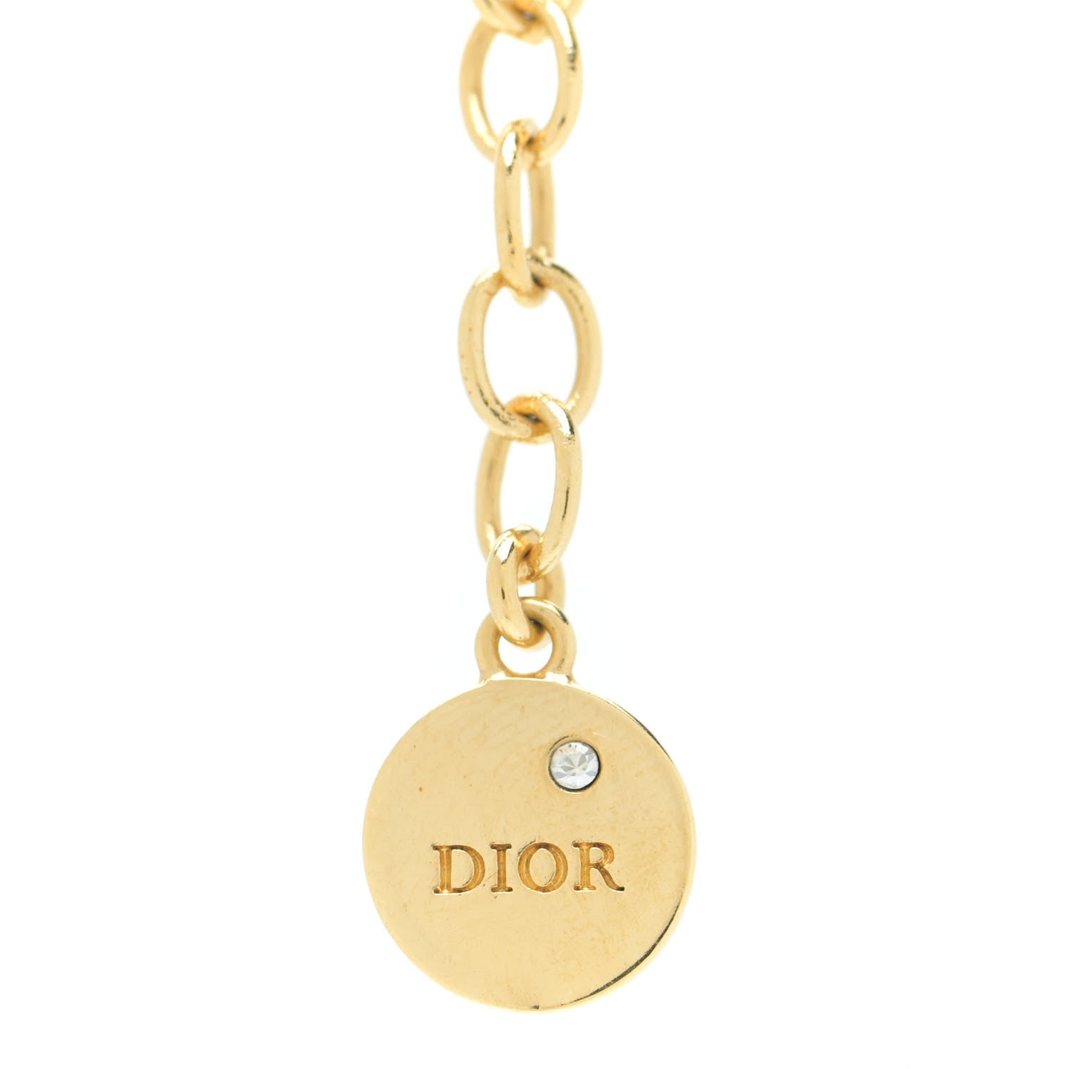 Christian Dior Crystal Dio(r)evolution Necklace Gold 6 of 6