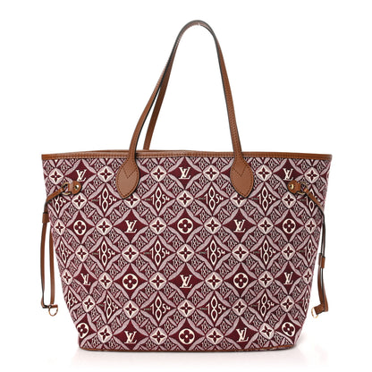 Louis Vuitton Jacquard Since 1854 Neverfull MM Bordeaux 1 of 10