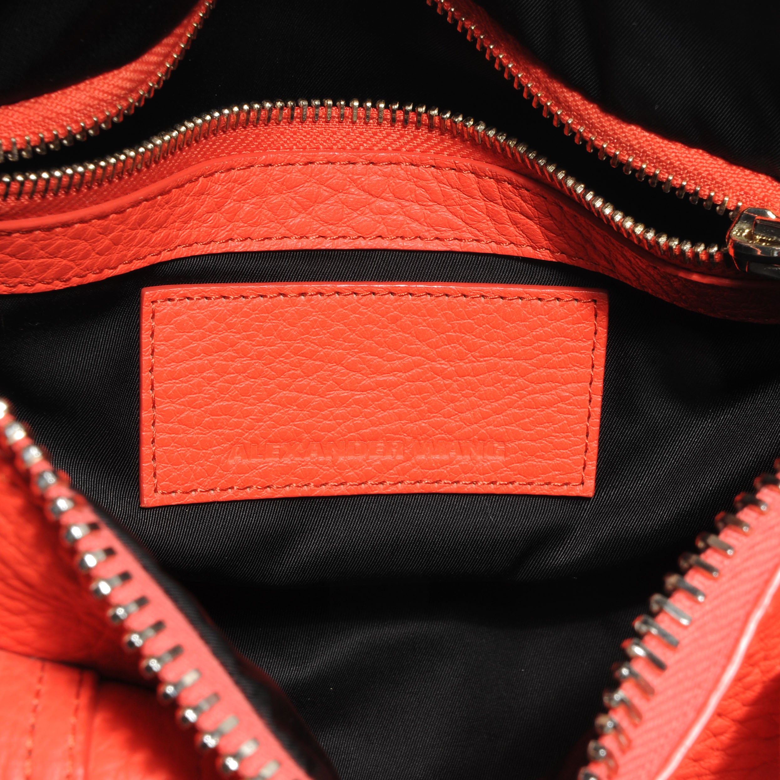 Alexander Wang Leather Rocco Duffel Tangerine 64083 – FASHIONPHILE