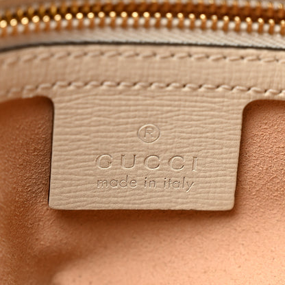 Gucci GG Supreme Monogram Small Horsebit 1955 Shoulder Bag Beige Mystic White 6 of 12