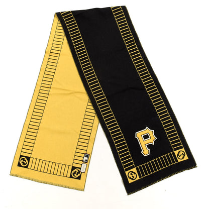 Gucci X MLB Wool Pittsburgh Pirates Patch Crew Scarf Black Yellow 2 of 5