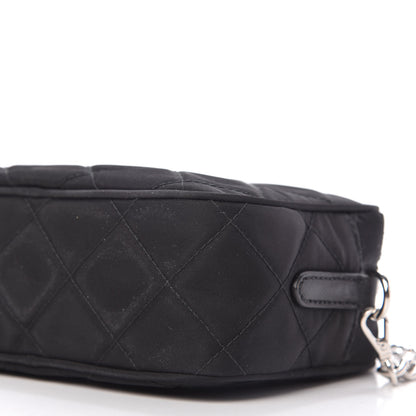 Prada Nylon Tessuto Impuntu Quilted Chain Crossbody Black 7 of 10
