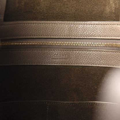 Celine Soft Grained Calfskin Small Belt Cabas Phantom Taupe 6 of 11