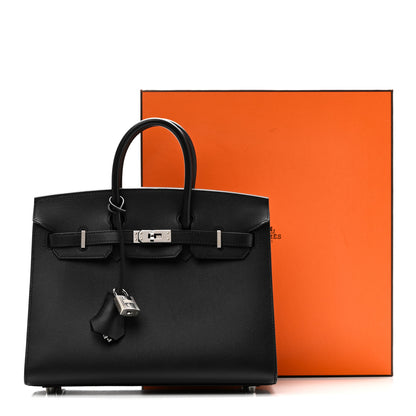 Hermes Epsom Birkin Sellier 25 Black 12 of 12