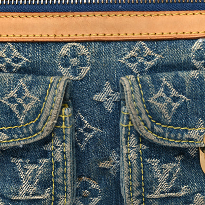 Louis Vuitton Monogram Denim Neo Speedy Blue 7 of 9