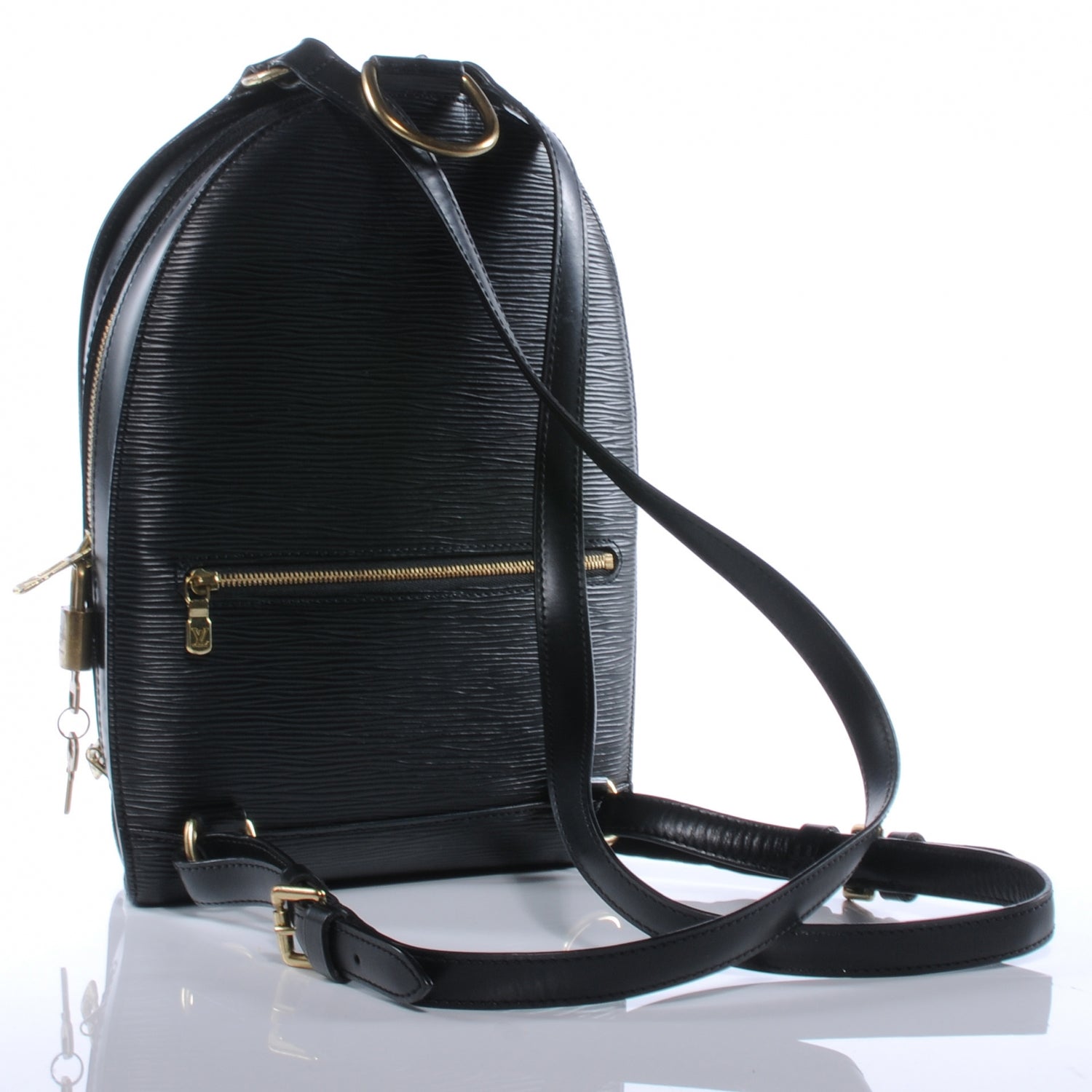 Louis Vuitton Epi Mabillon Backpack Black 3 of 7