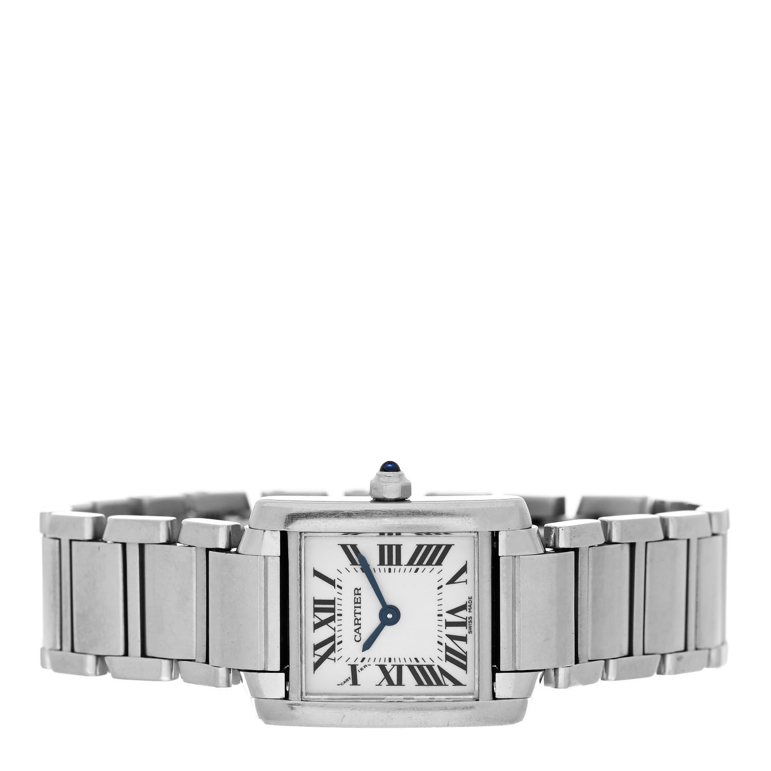 Cartier Stainless Steel 20mm Tank Francaise Quartz Watch 2 of 5