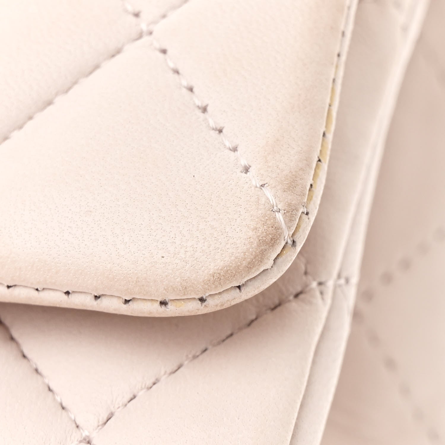 Chanel Lambskin Quilted Medium Double Flap Light Pink 11 of 13