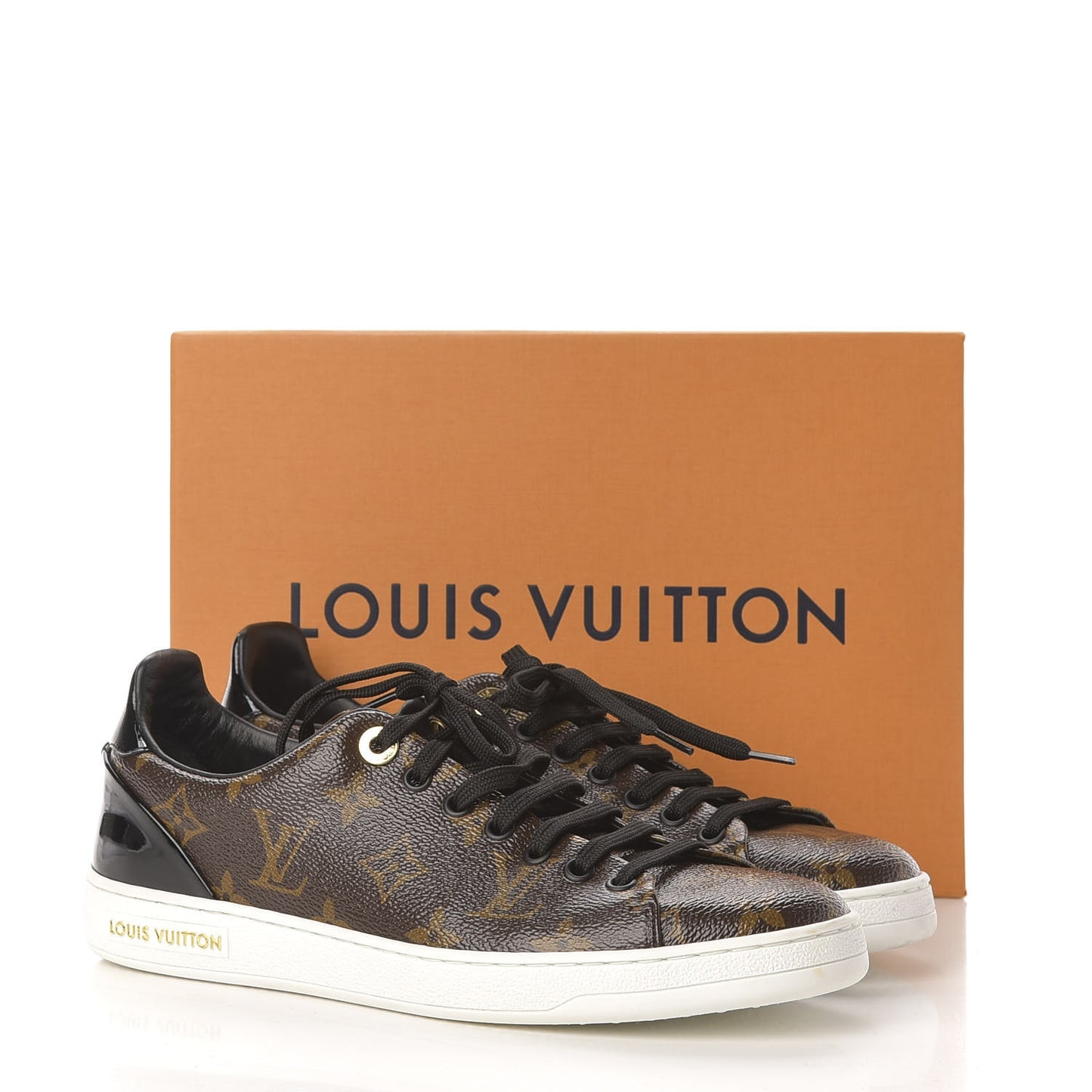 Patent Monogram Frontrow Sneakers 39