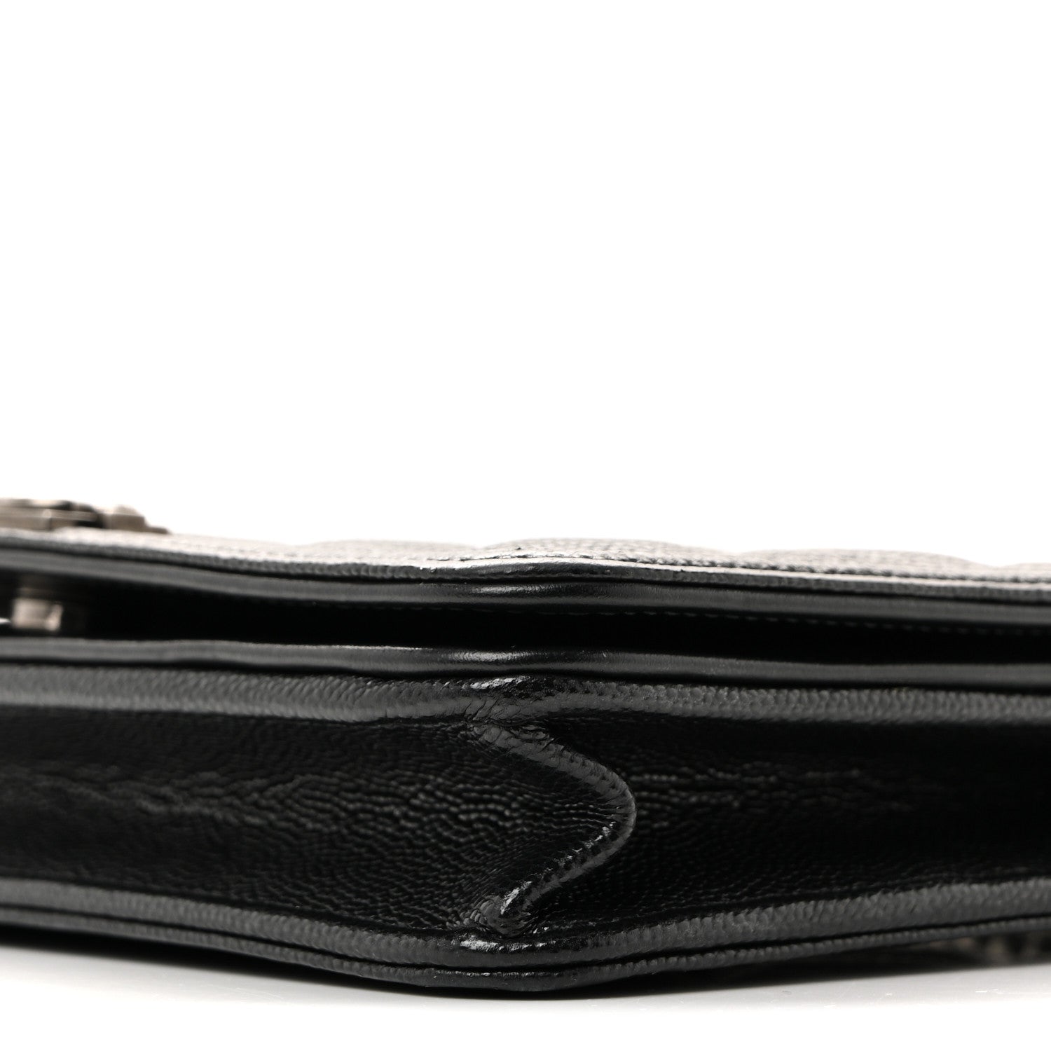 Chanel Caviar Quilted Boy Wallet On Chain WOC Black 11 of 12