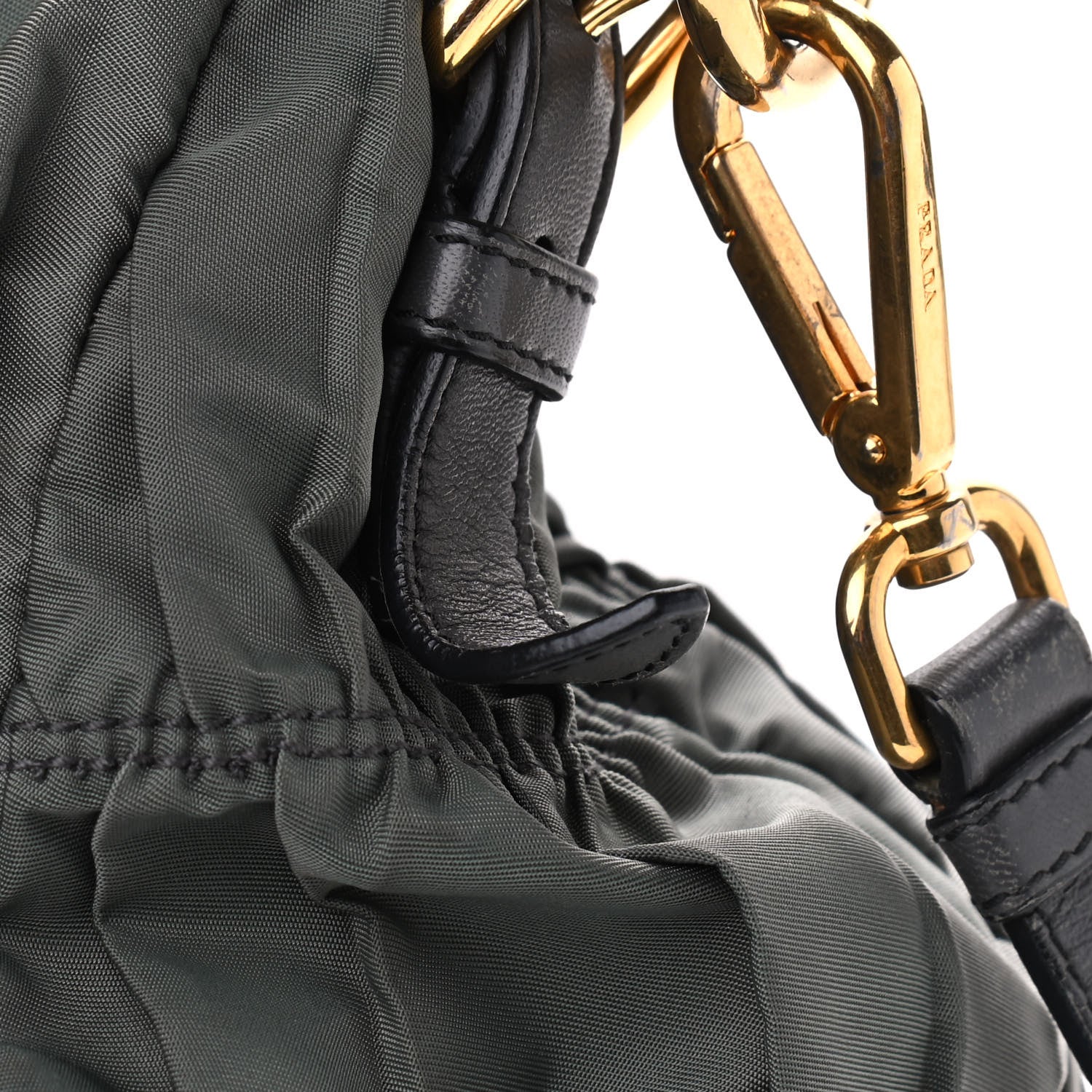 Prada Tessuto Nylon Gaufre Tote Fumo 15 of 18