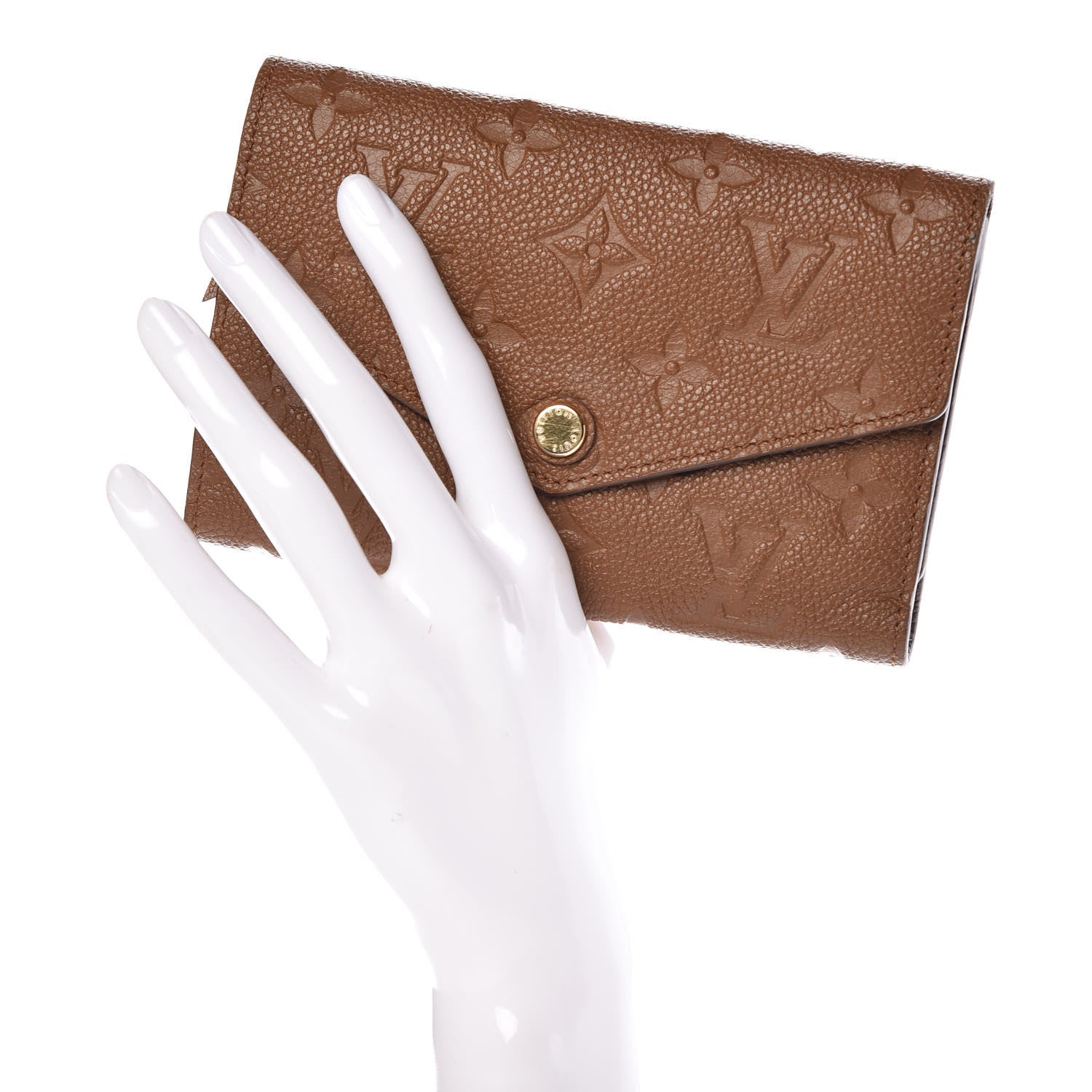 Louis Vuitton Empreinte Compact Curieuse Wallet Havane 2 of 8