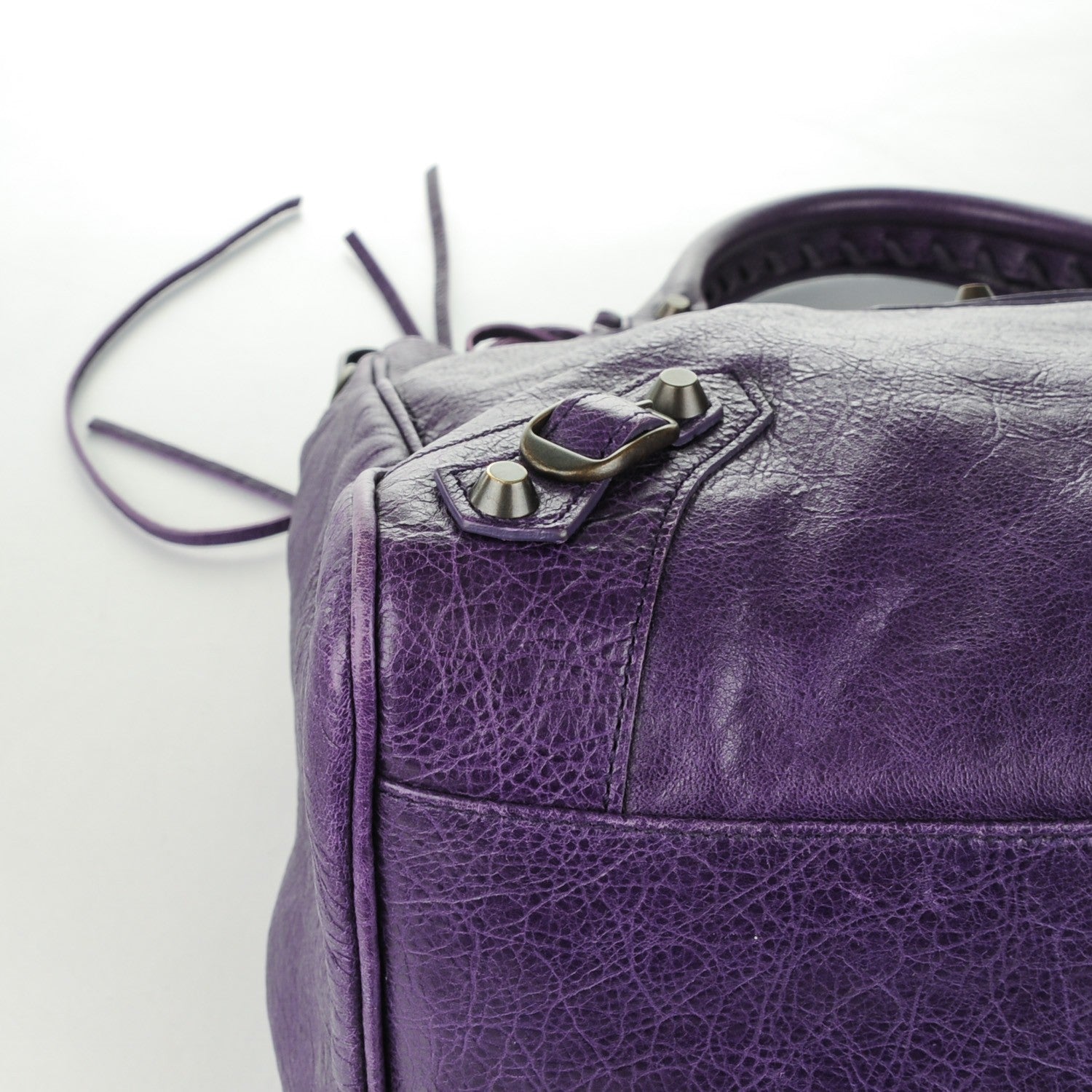 Balenciaga Agneau Classic Hardware Velo Dark Violet 8 of 9