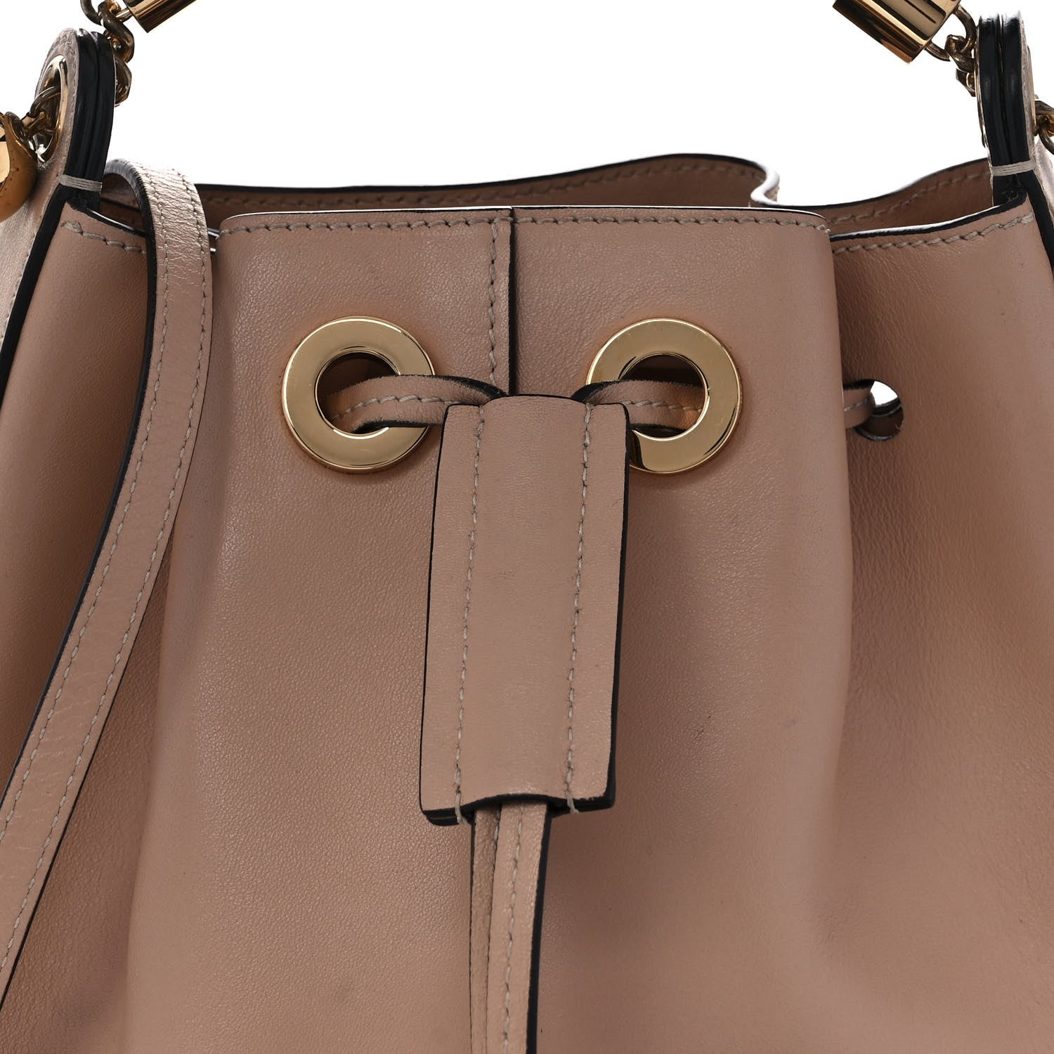 Chloe Calfskin Gala Small Bucket Bag Blush Nude 10 of 15