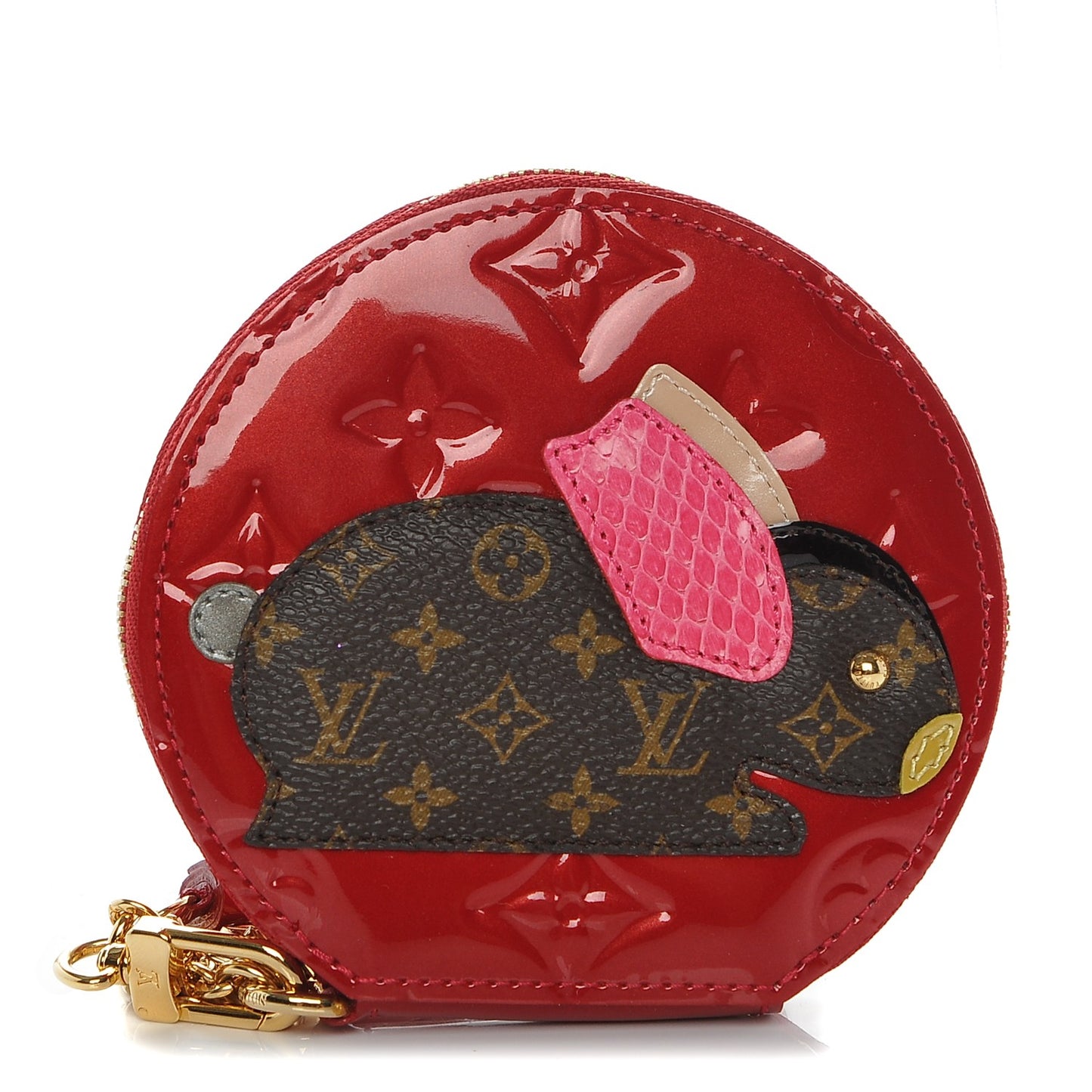 Vernis Animania Lapin Bunny Round Coin Purse Pomme D'Amour