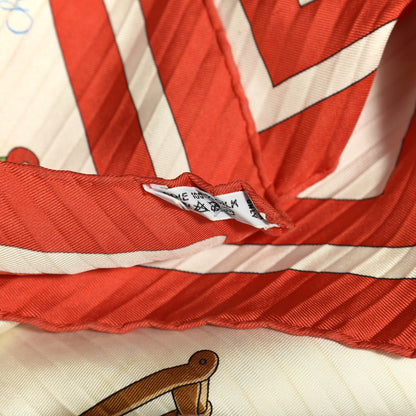 Hermes Silk Raconte Moi Le Cheval Scarf 90 4 of 7