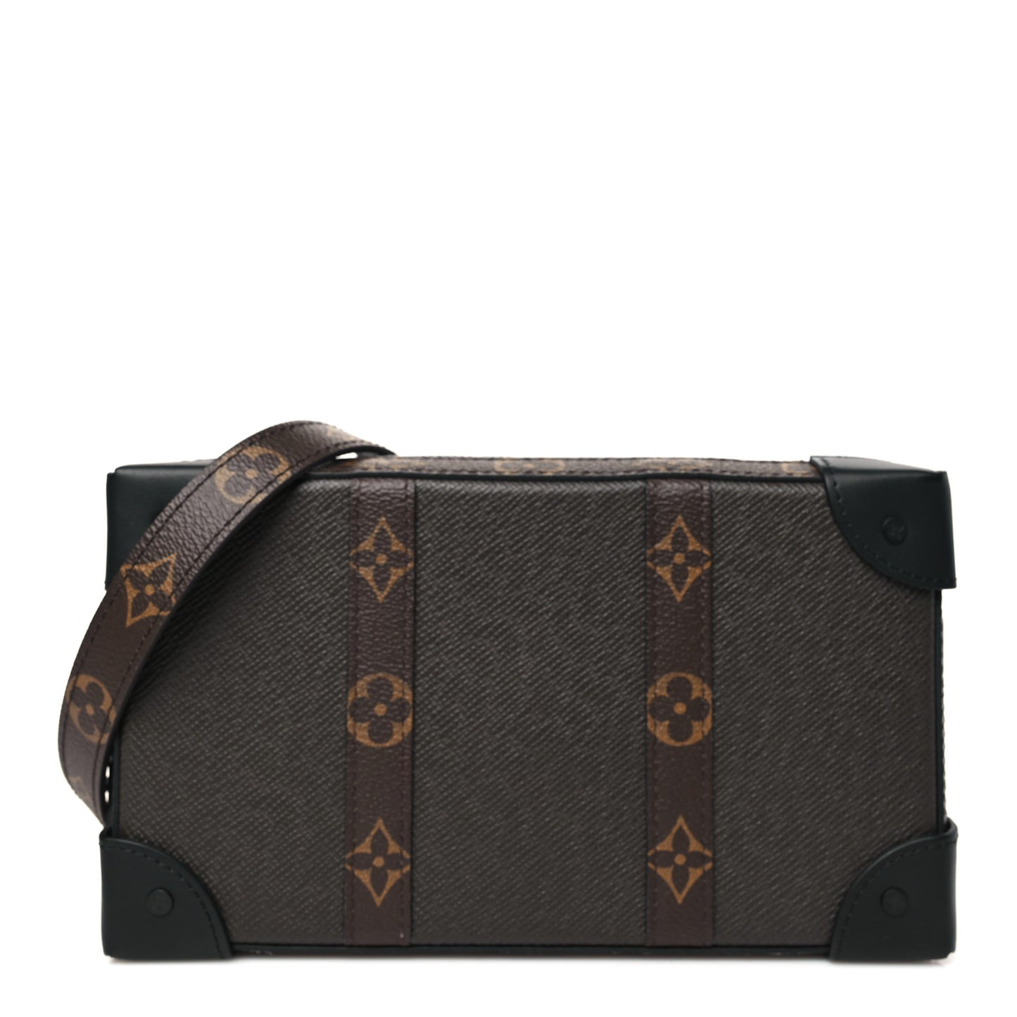 Taiga Monogram Soft Trunk Wallet Khaki Green
