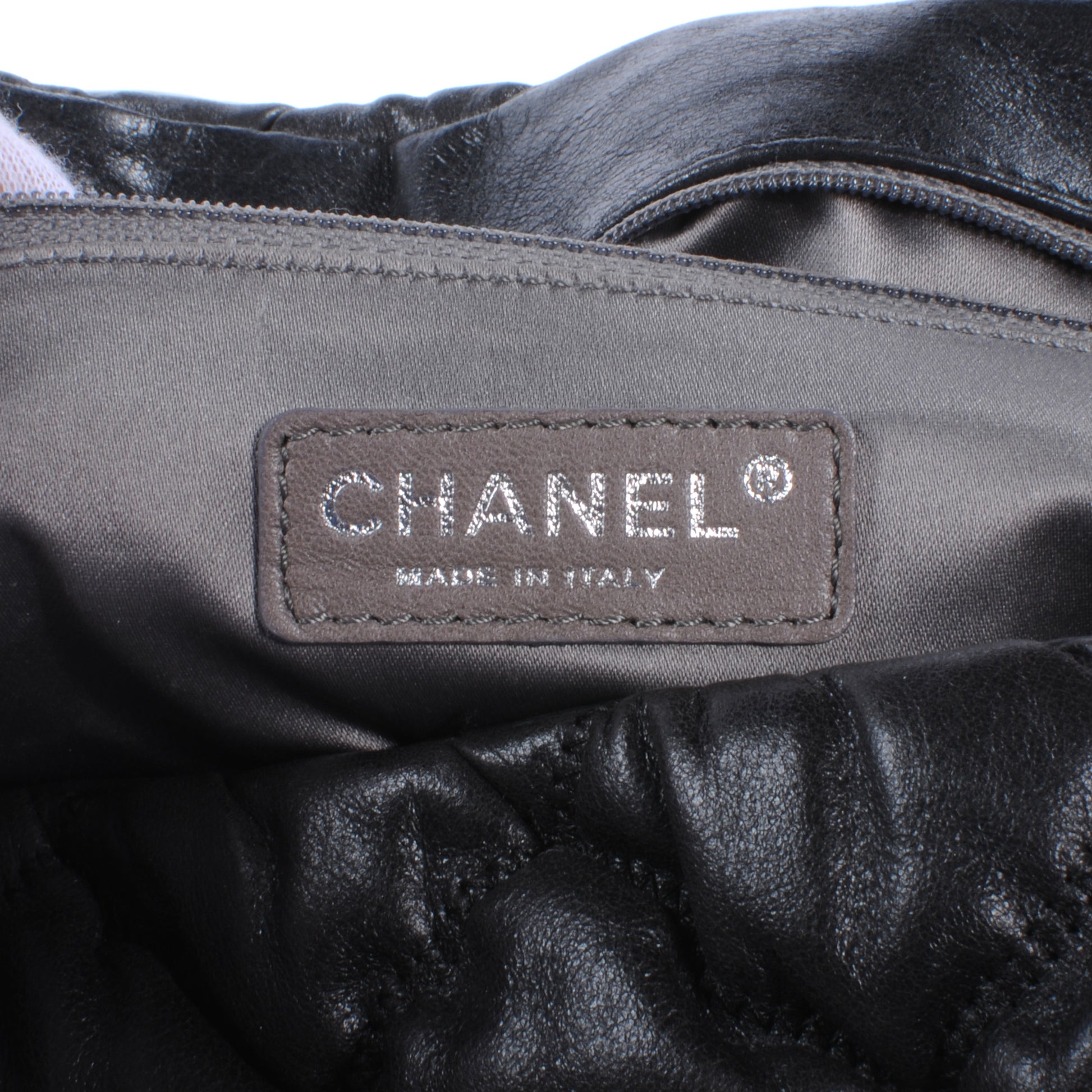 Chanel Leather Bubble Quilt Flap Bag Black 7 of 10