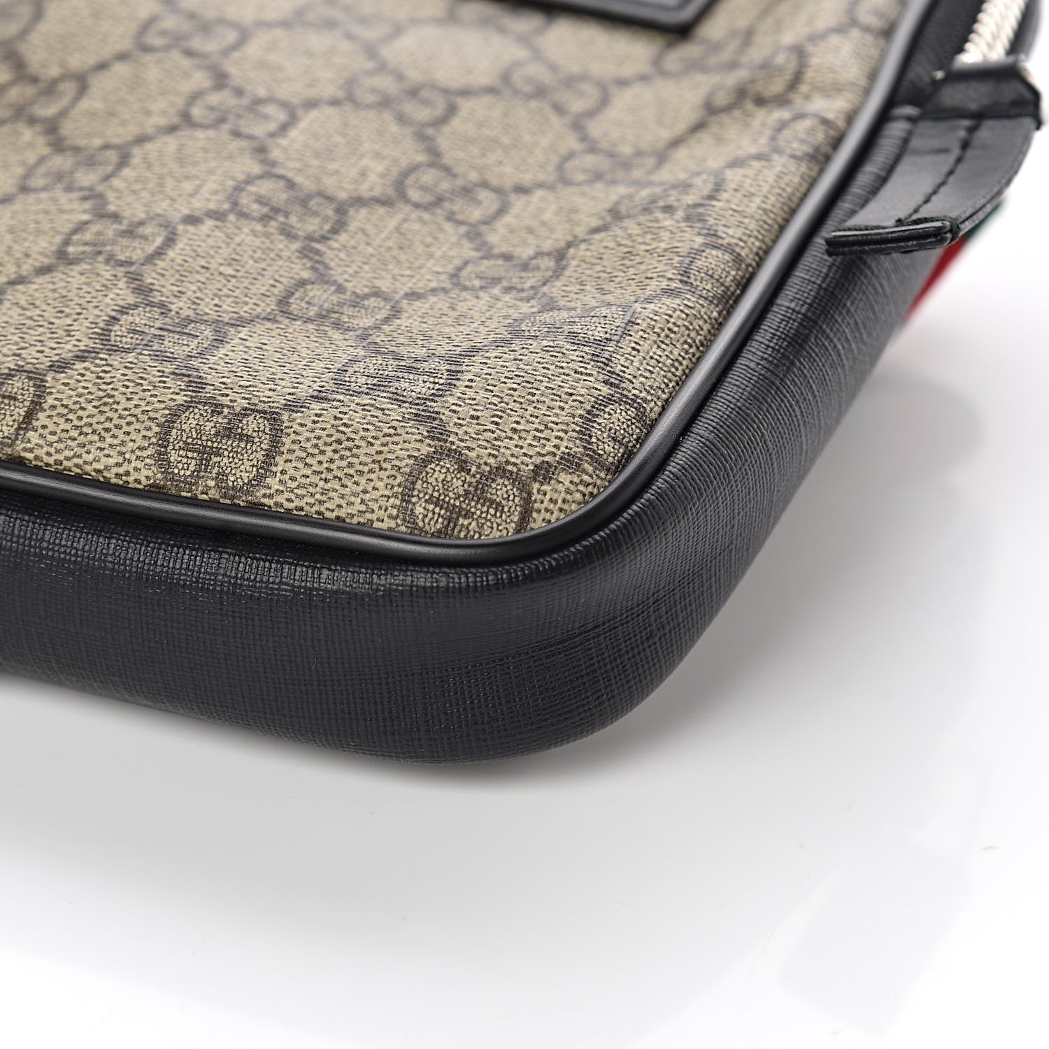 Gucci GG Supreme Monogram Web Belt Bag Black 14 of 14