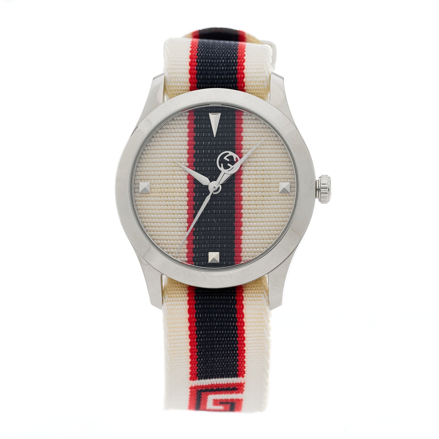 Stainless Steel Nylon 38mm G-Timeless Web Quartz Watch White