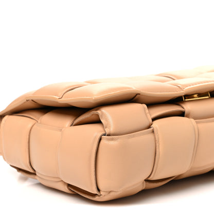 Bottega Veneta Nappa Maxi Intreccio Padded Cassette Crossbody Bag Almond 10 of 11