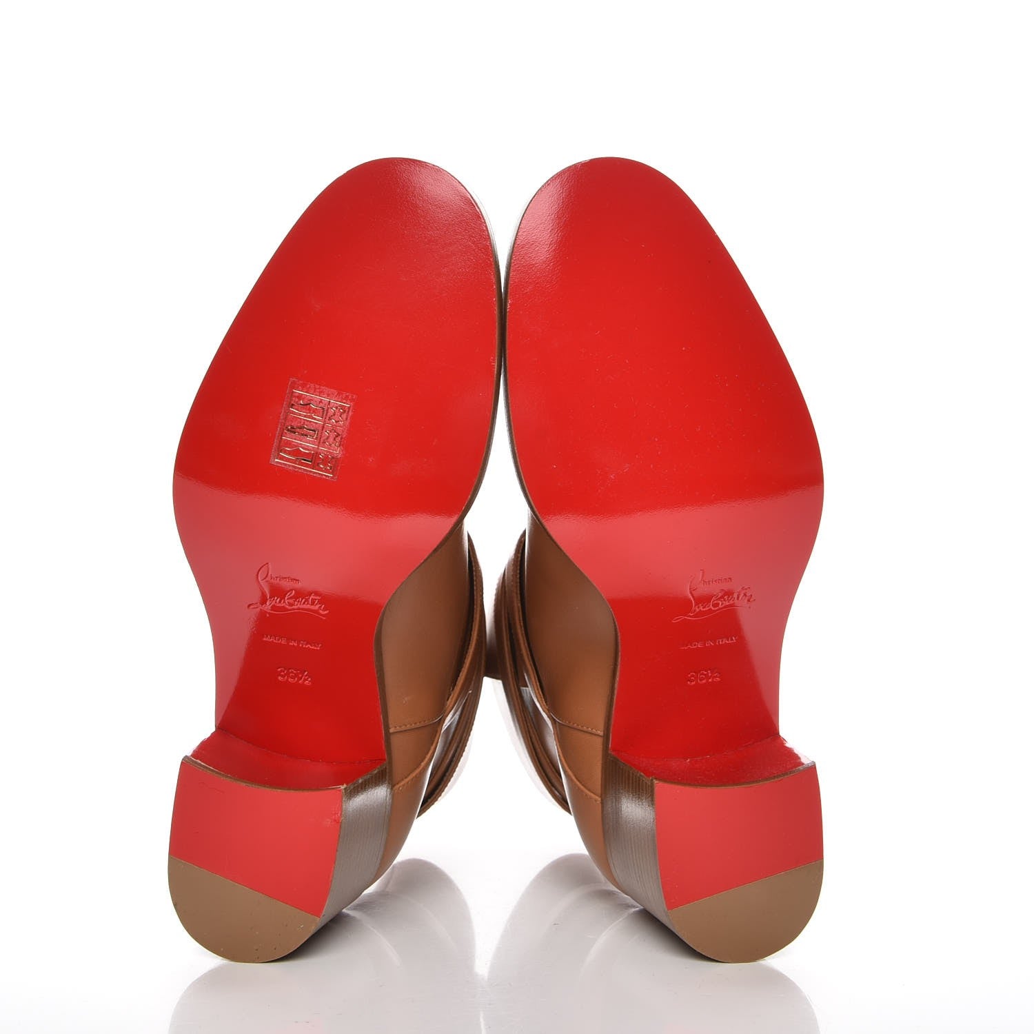 Christian Louboutin Calfskin Karistrap 70 Ankle Boots 36.5 Cuoio 5 of 7